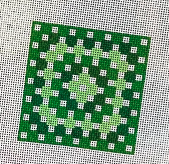 Green Crochet Square