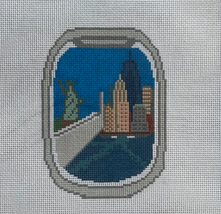NYC Plane Window