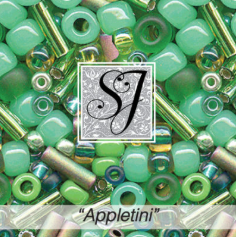 Cocktail Mix Beads - Appletini