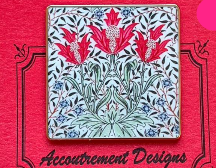 William Morris Red Tulips