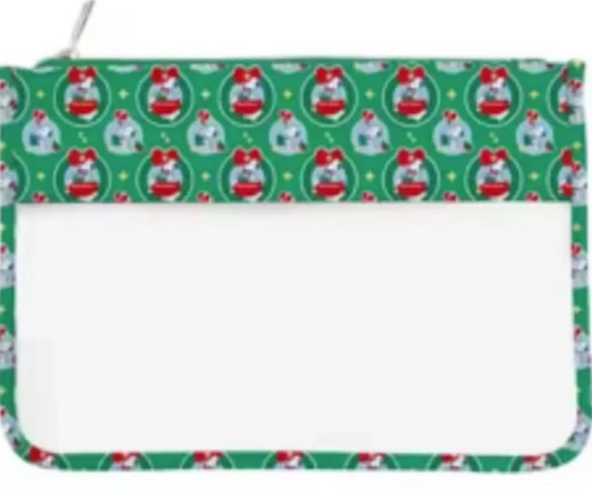 “Dear Santa” Wreath - Medium PVC Project Pouch