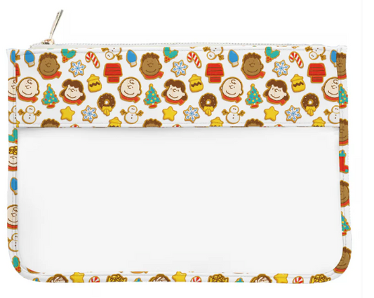 PEANUTS Gingerbread Cookies - Medium PVC Project Pouch