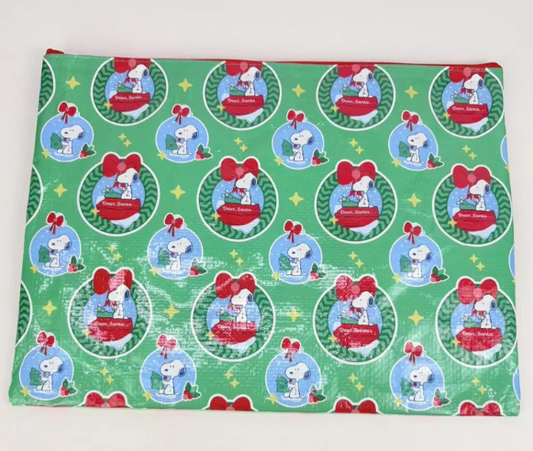 “Dear Santa” – Medium Woven Project Bag PEANUTS Logo