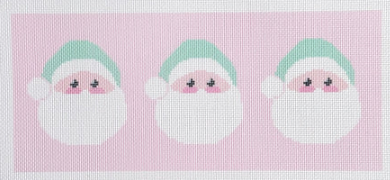 Santa Face Trio
