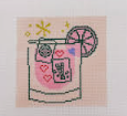 Pink Mahjong Coaster