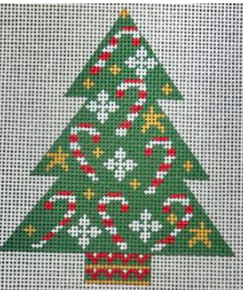 Tree with Candy Canes