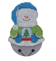 Jingle Bell Snowgirl Tree Snowglobe