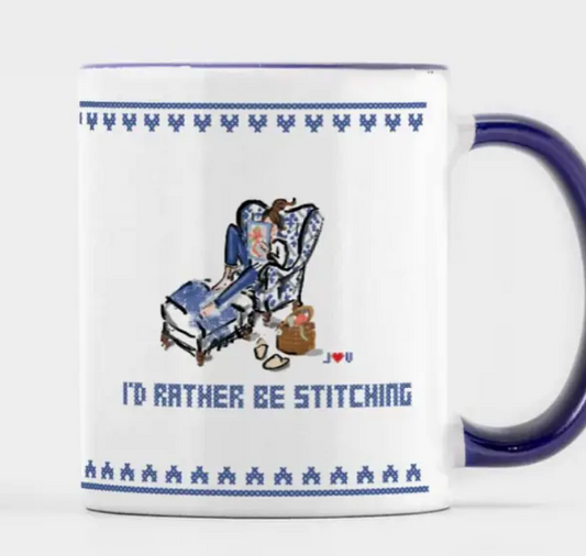 I'd Rather Be Stitching Mug