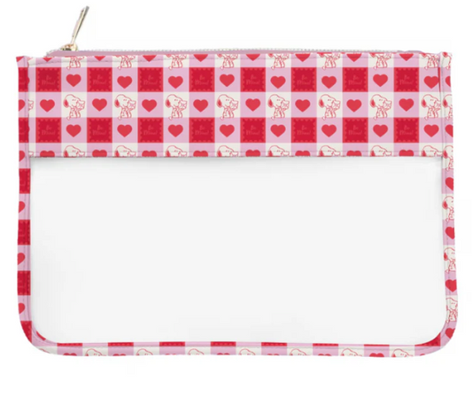 PEANUTS Valentines -  Medium PVC Project Pouch