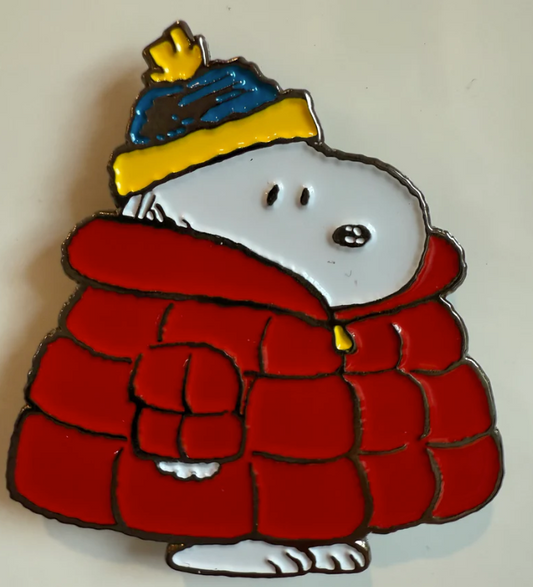 PEANUTS Snoopy Red Puffer Coat Needleminder