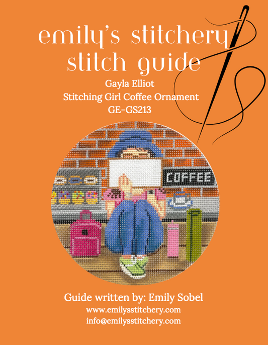 Emily's Stitch Guide - Gayla Elliot Stitching Girl Coffee Shop