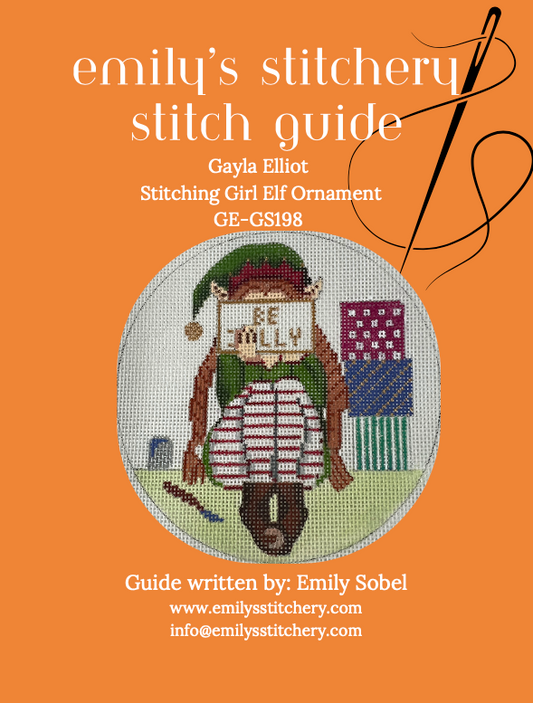 Emily's Stitch Guide - Gayla Elliot Stitching Girl Elf