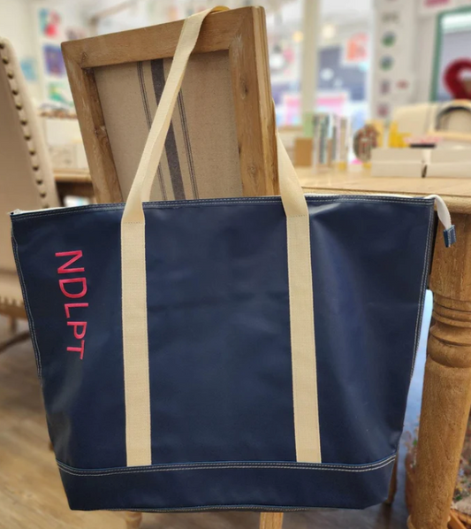 NDLPT Navy Vinyl Bag