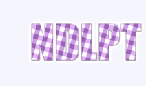 NDLPT Purple Plaid Sticker