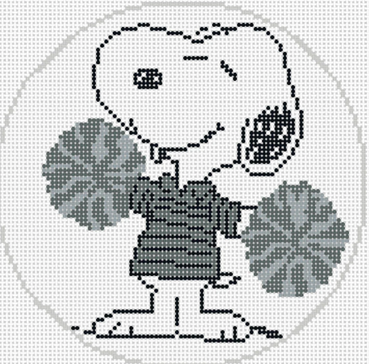 Snoopy Cheer (Grayscale)