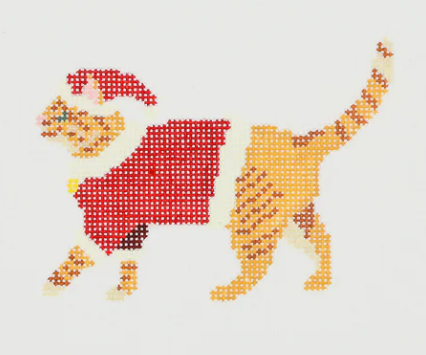 Santa Orange Cat