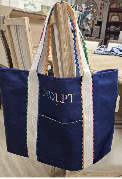 NDLPT Ric Rac Tote - Blue