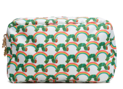 Rainbow Caterpillar Nylon Pouch