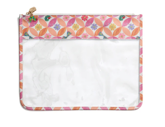Circle Leaf Flower/Butterfly Project Bag