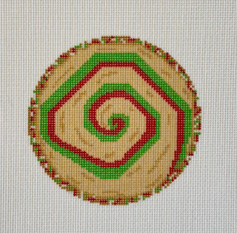 Spiral sprinkle cookie round TS