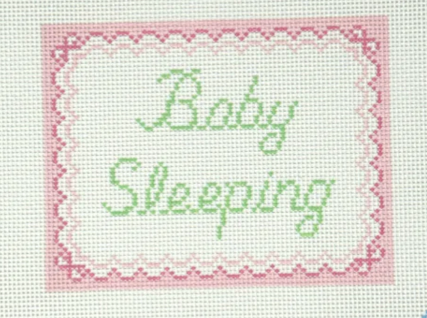 Baby Sleeping Pink Bows