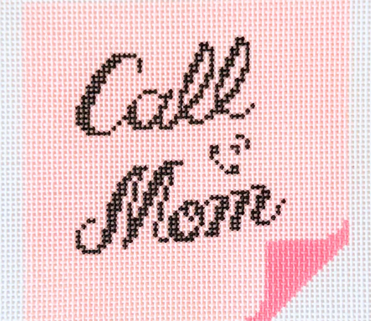 Call Mom needlepoint canvas