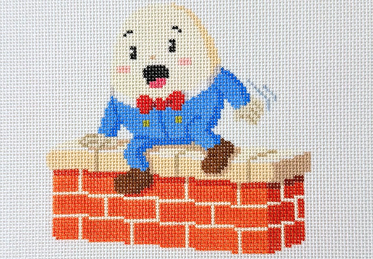 Humpty Dumpty needlepoint canvas