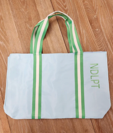Light Blue & Green NDLPT Tote Bag