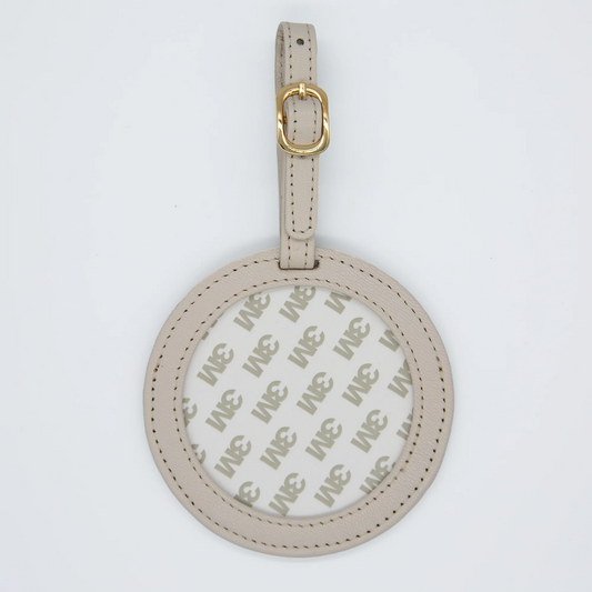 Round Luggage Tag - Moon Beam