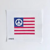 Small Peace American Flag