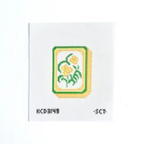 Yellow Mahjong Flower Tile