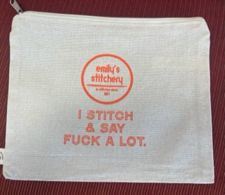 Emily's "I Stitch and Say" bag