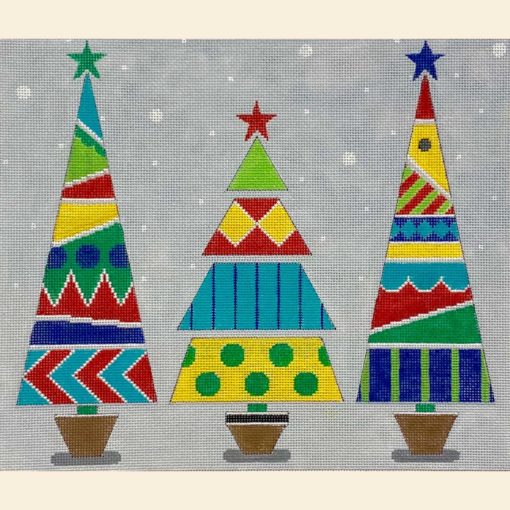 Three Christmas Trees