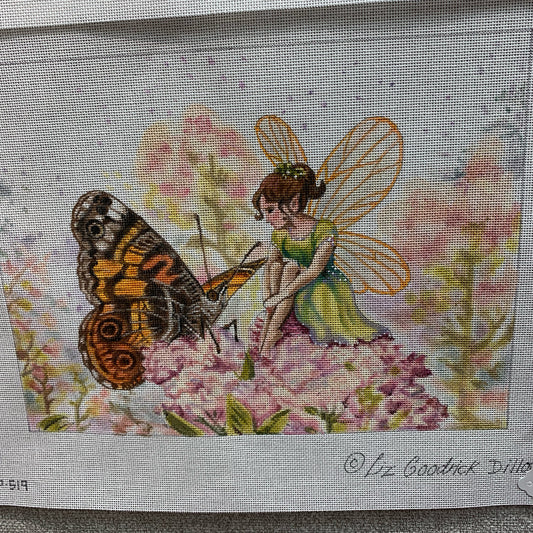 Woman With Butterfly