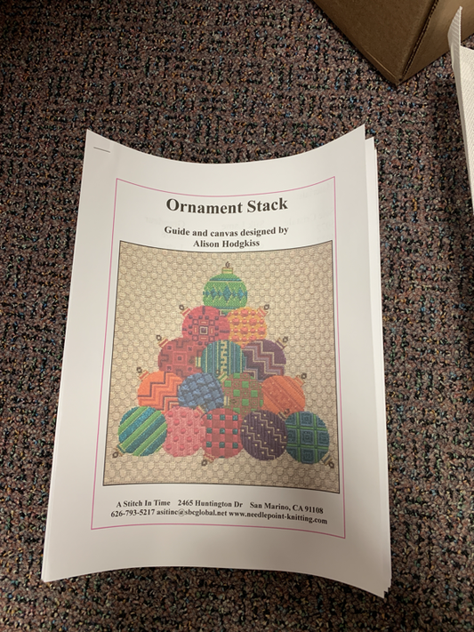 Stacked Ornaments w/Stitch Guide