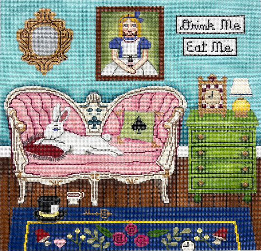 Bunny w/ Alice & Wonderland